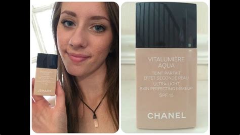 chanel lumiere aqua foundation review